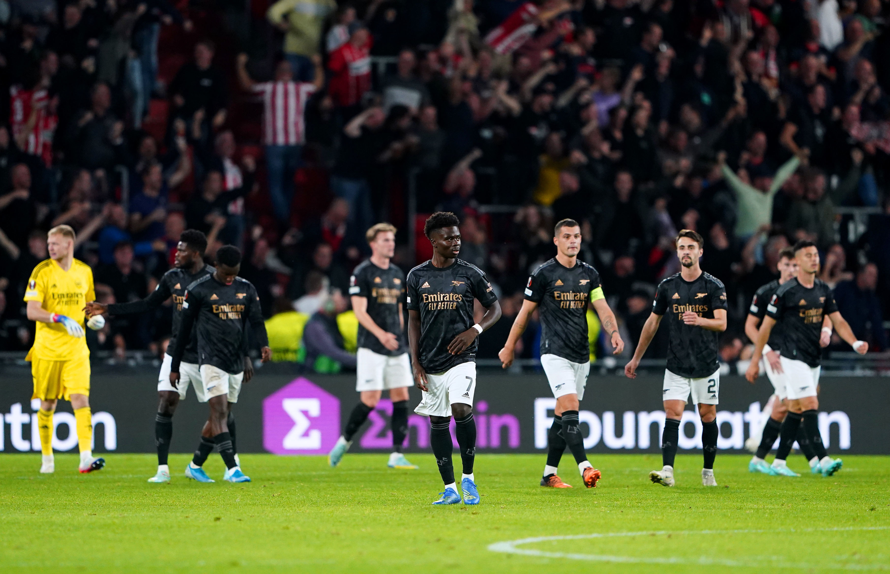 , PSV 2 Arsenal 0: Ruthless Dutch side thrash Gunners with Arteta forced to wait to secure top spot in Europa League group