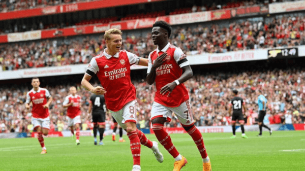 , Bukayo Saka drops hint he will sign new Arsenal contract on SEVEN TIMES salary after ‘personally investing’ in VIP box