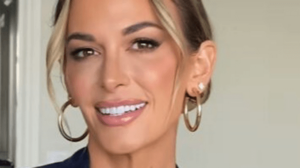 , Brooks Koepka’s stunning wife Jena Sims goes topless as she leaves little to imagination in open gown