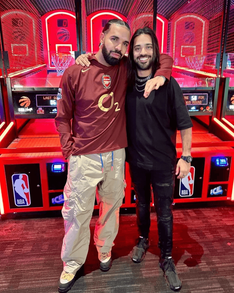 , Drake wins monstrous £11MILLION bet on single roulette spin while wearing retro Thierry Henry Arsenal shirt