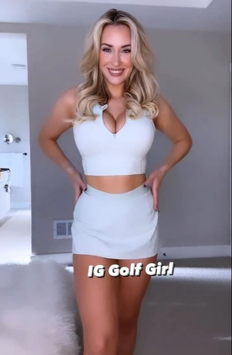 , Busty Paige Spiranac gives fans an eyeful as she models seven ‘golf girl outfits’ for legion of fans