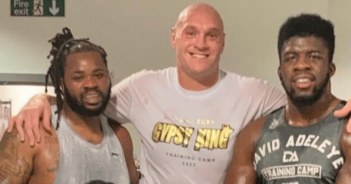 , Tyson Fury puts Jermaine Franklin through his paces as he helps unbeaten American prepare to face Dillian Whyte