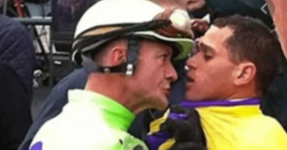 , Infamous Breeders’ Cup brawl that turned racecourse into boxing ring saw tiny jockeys fight ferociously on live TV