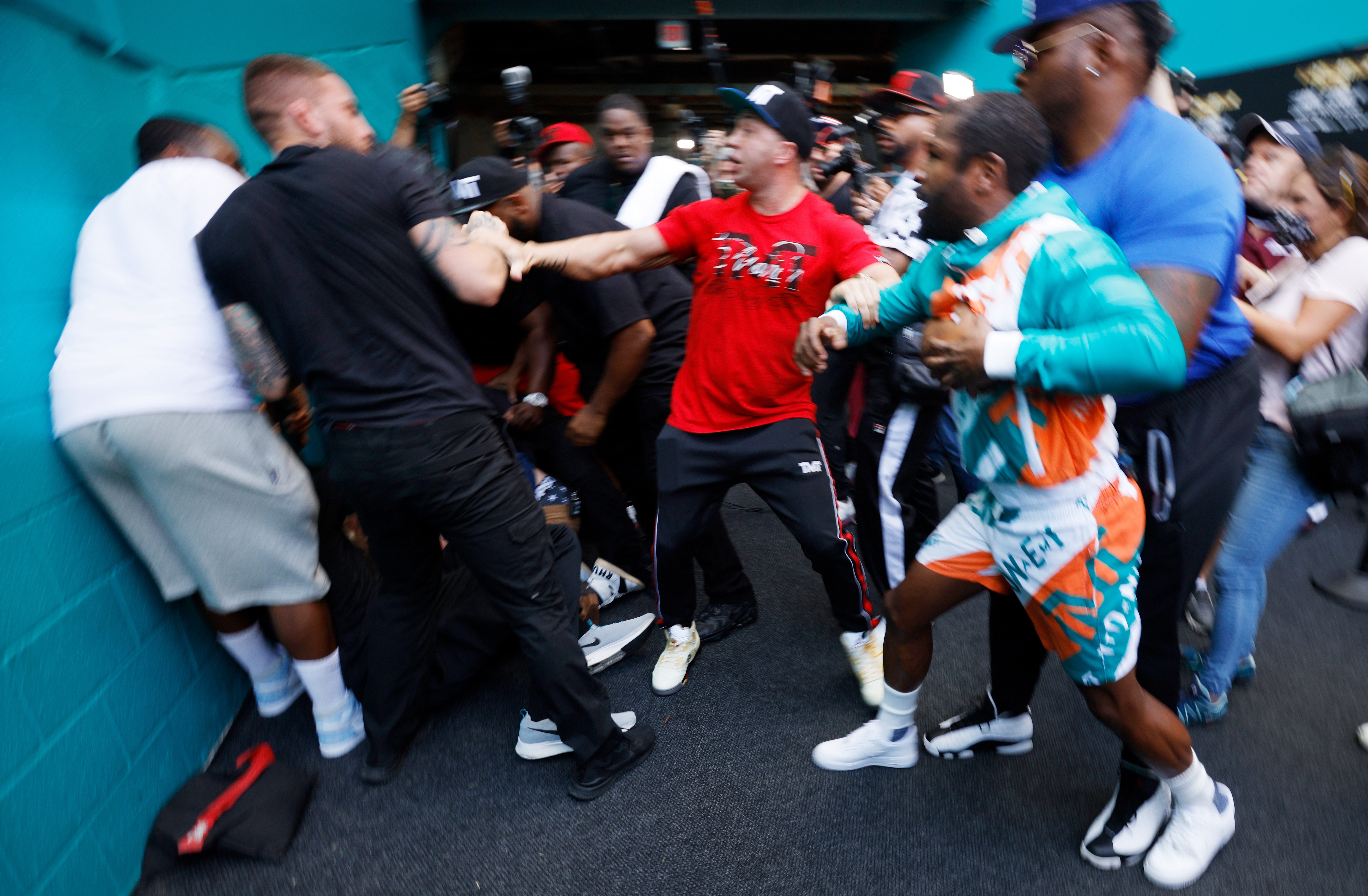 , Jake Paul calls out boxing legend Floyd Mayweather for ‘massive’ catchweight fight to settle beef after Miami brawl