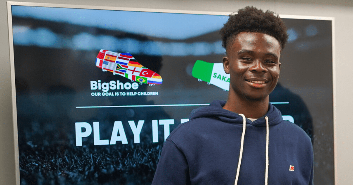 , Kind England and Arsenal star Bukayo Saka pays for 120 Nigerian kids to undergo life-changing surgery ahead of World Cup