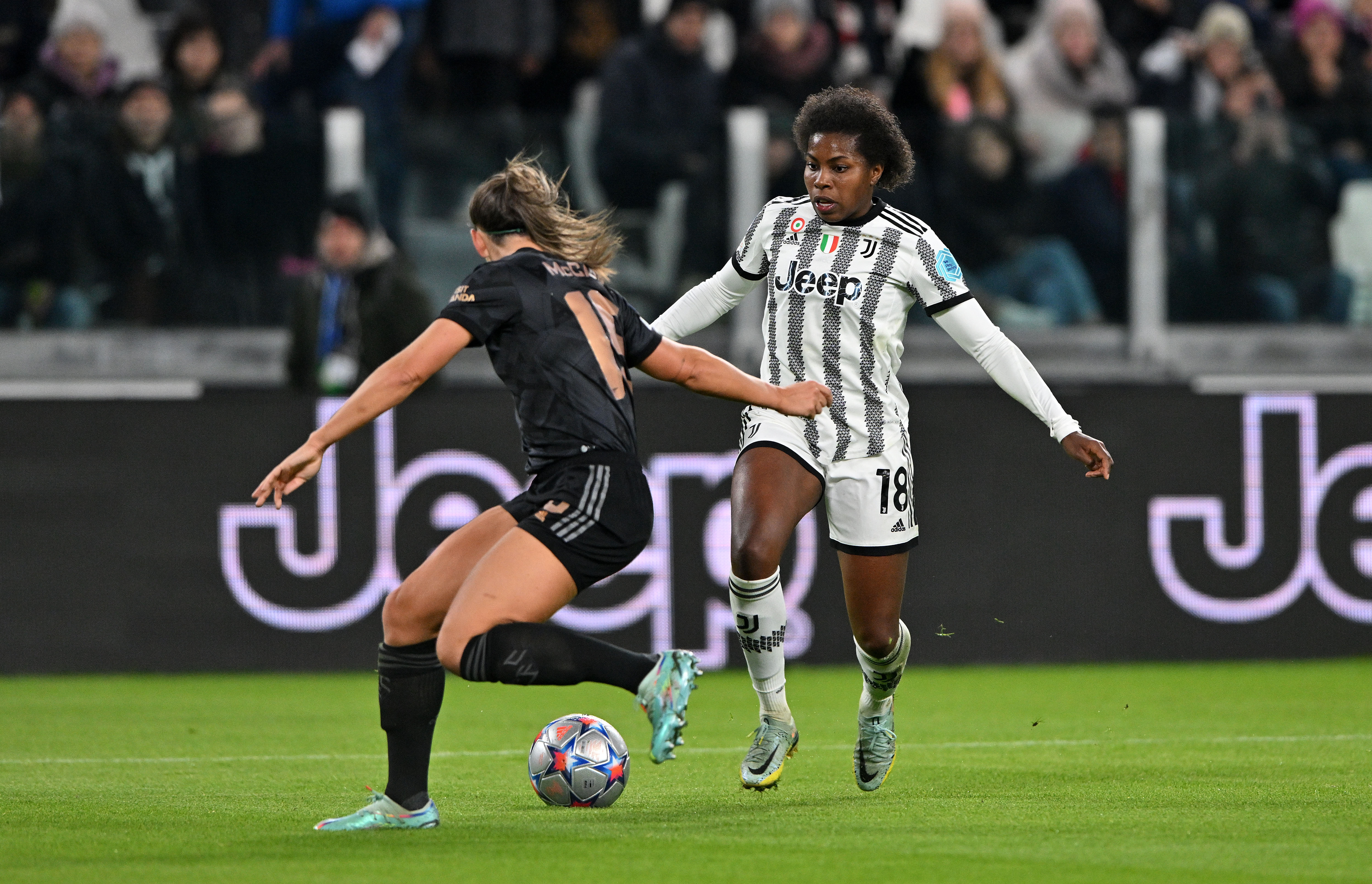 , Juventus 1 Arsenal 1: Miedema nets as Gunners stay top of Champions League group by denying Juve a win in Turin