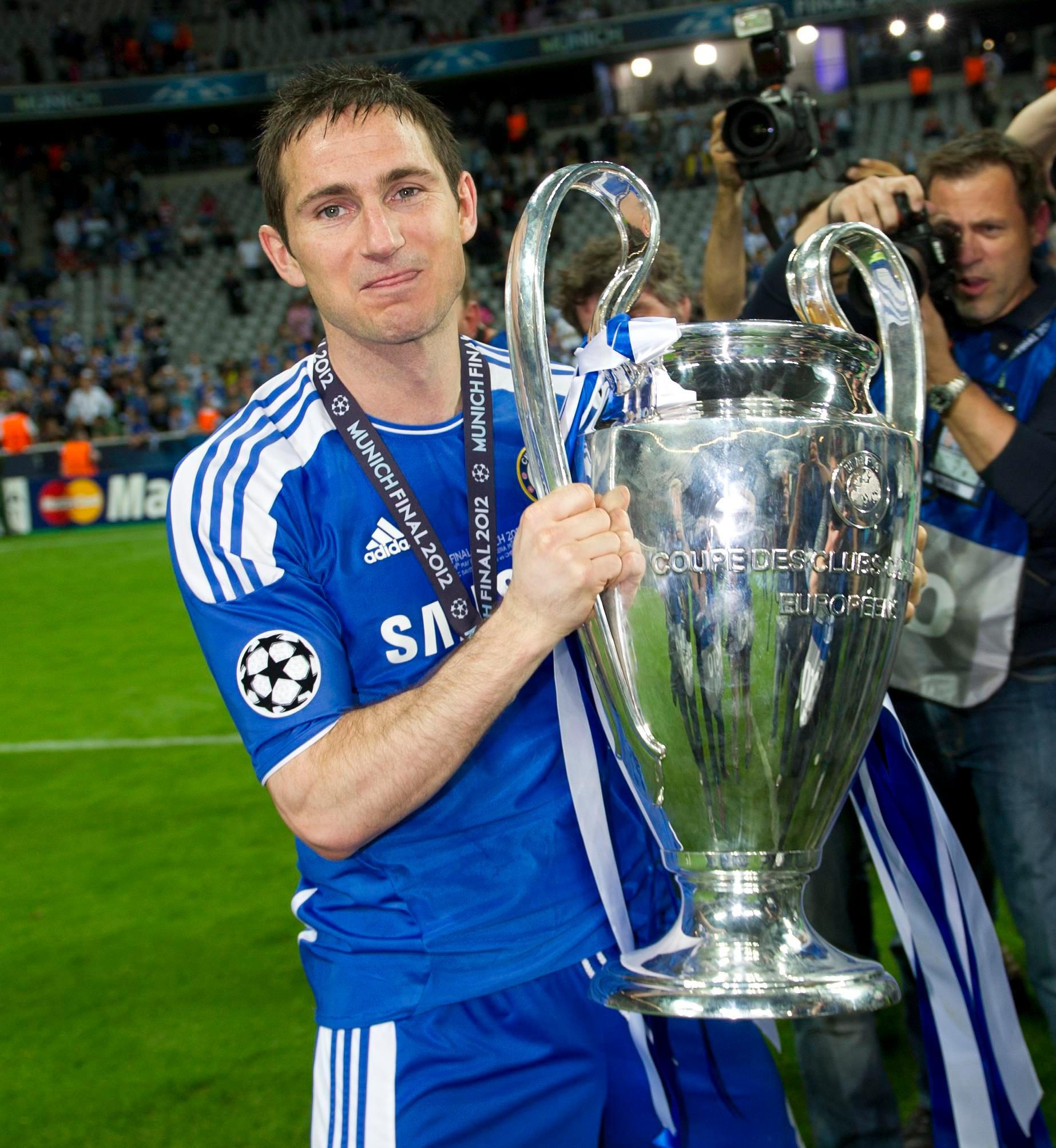 Chelsea icon Frank Lampard even got his hands on the Champions League