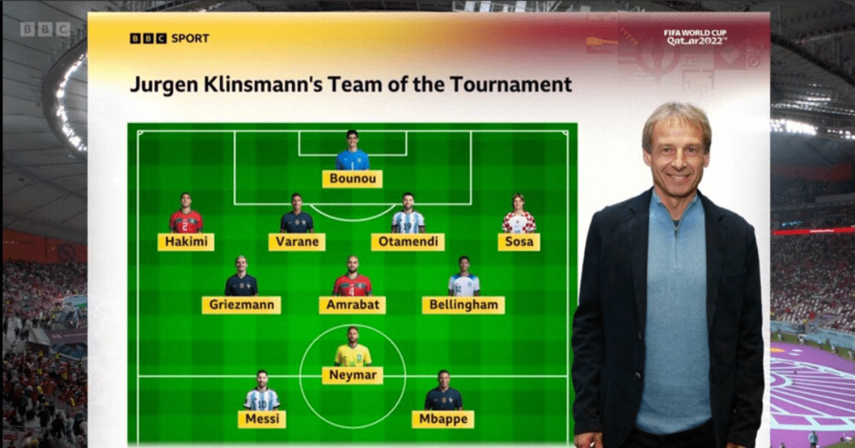 , BBC pundits pick their teams of the World Cup but fans all have the same problem with Jurgen Klinsmann’s