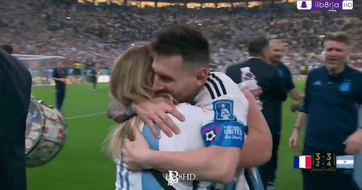 , Crying woman who Lionel Messi emotionally hugged after World Cup final revealed to be much-loved Argentina cook