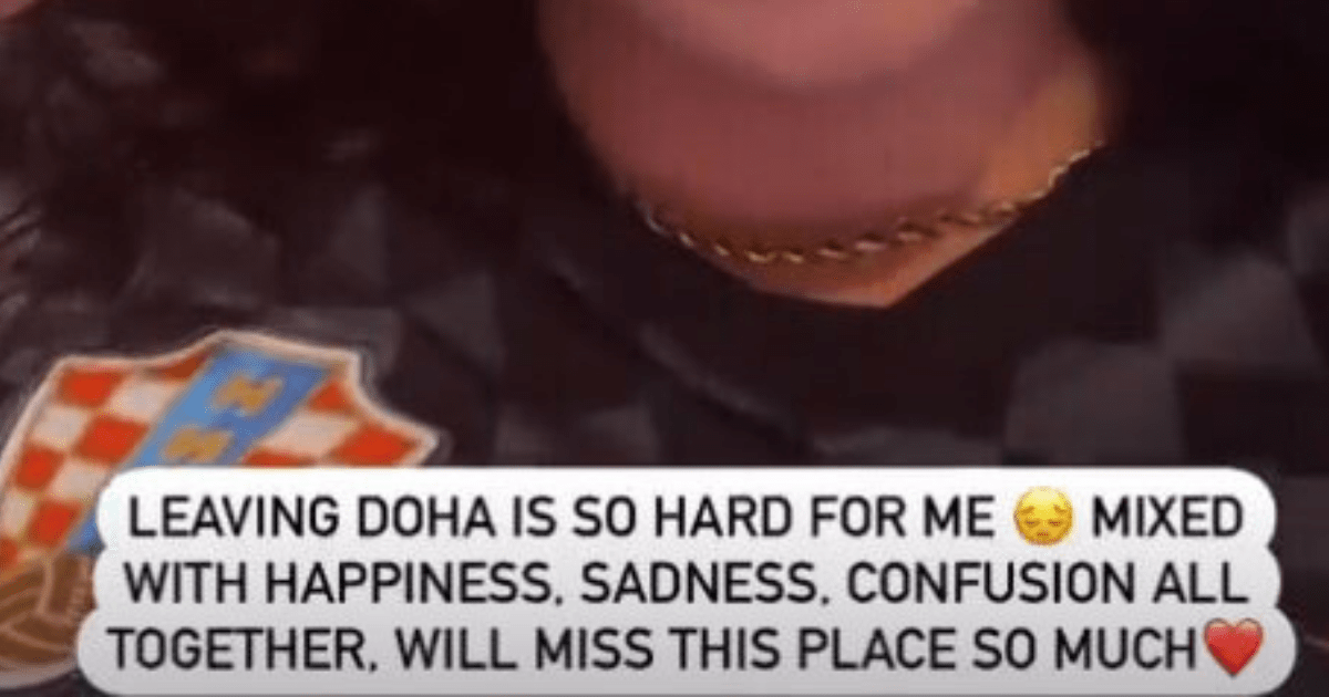 , World Cup’s ‘hottest fan’ Ivana Knoll in tears as she leaves Qatar after becoming huge Instagram sensation
