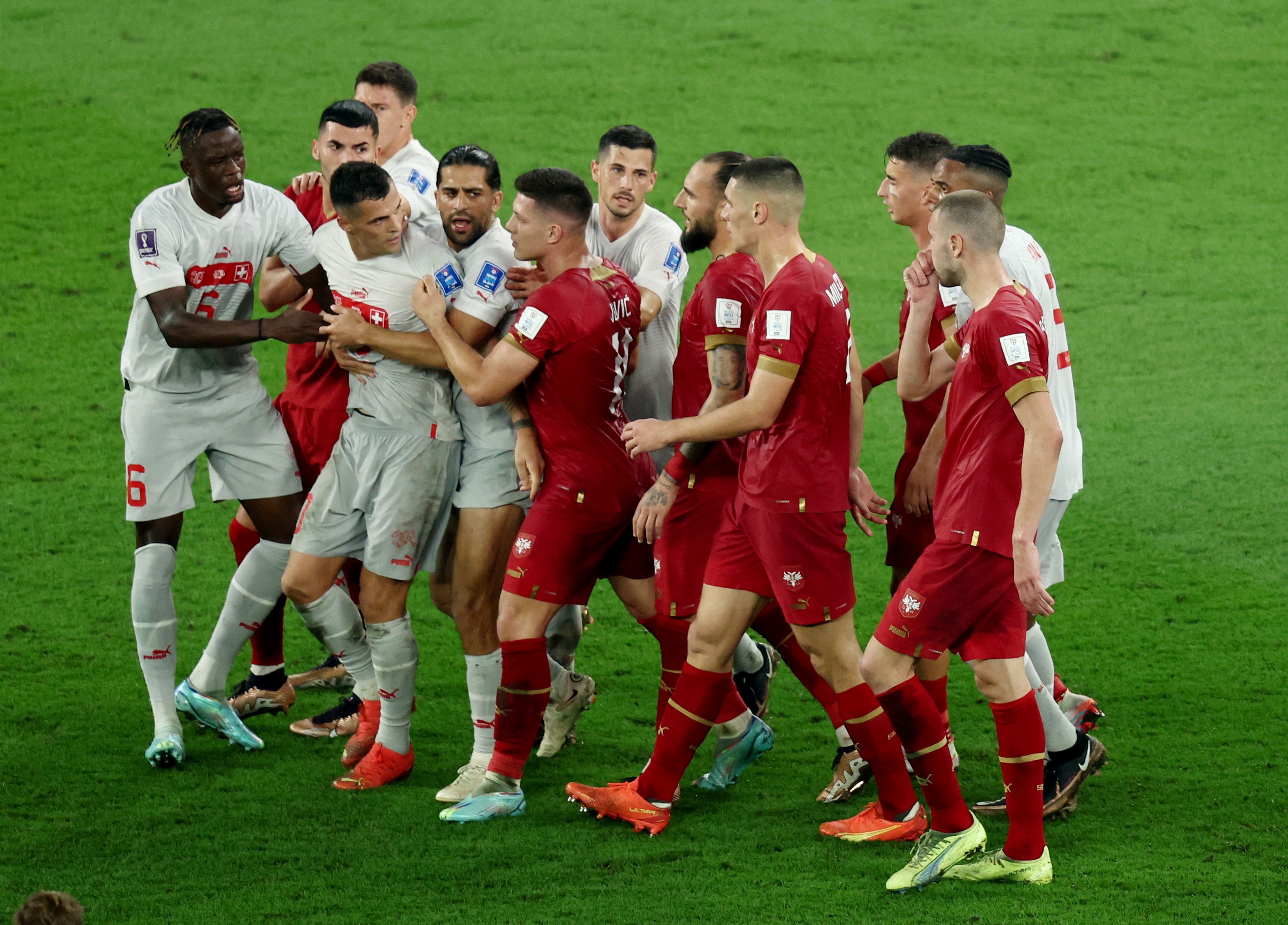 , Xhaka’s dad fumes at journalist after she slams Arsenal star’s ‘disgraceful’ gesture in Switzerland’s World Cup win