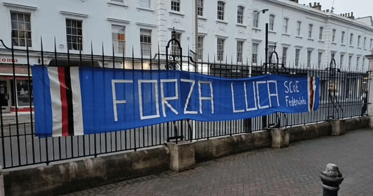 , ‘Forza Luca’ – Fans hang touching banner outside Gianluca Vialli’s London hospital amid Chelsea legend’s cancer fight