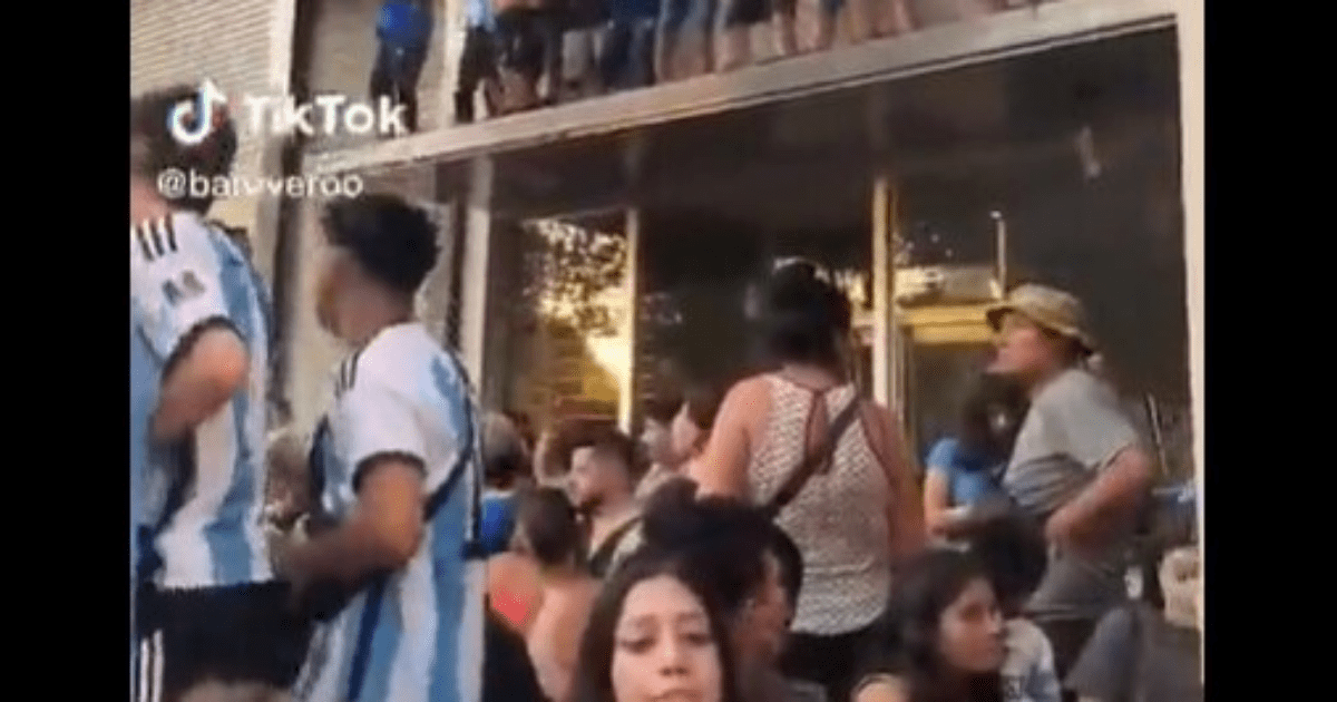 , Watch shocking moment roof collapses during wild celebrations in Argentina after World Cup win over Croatia