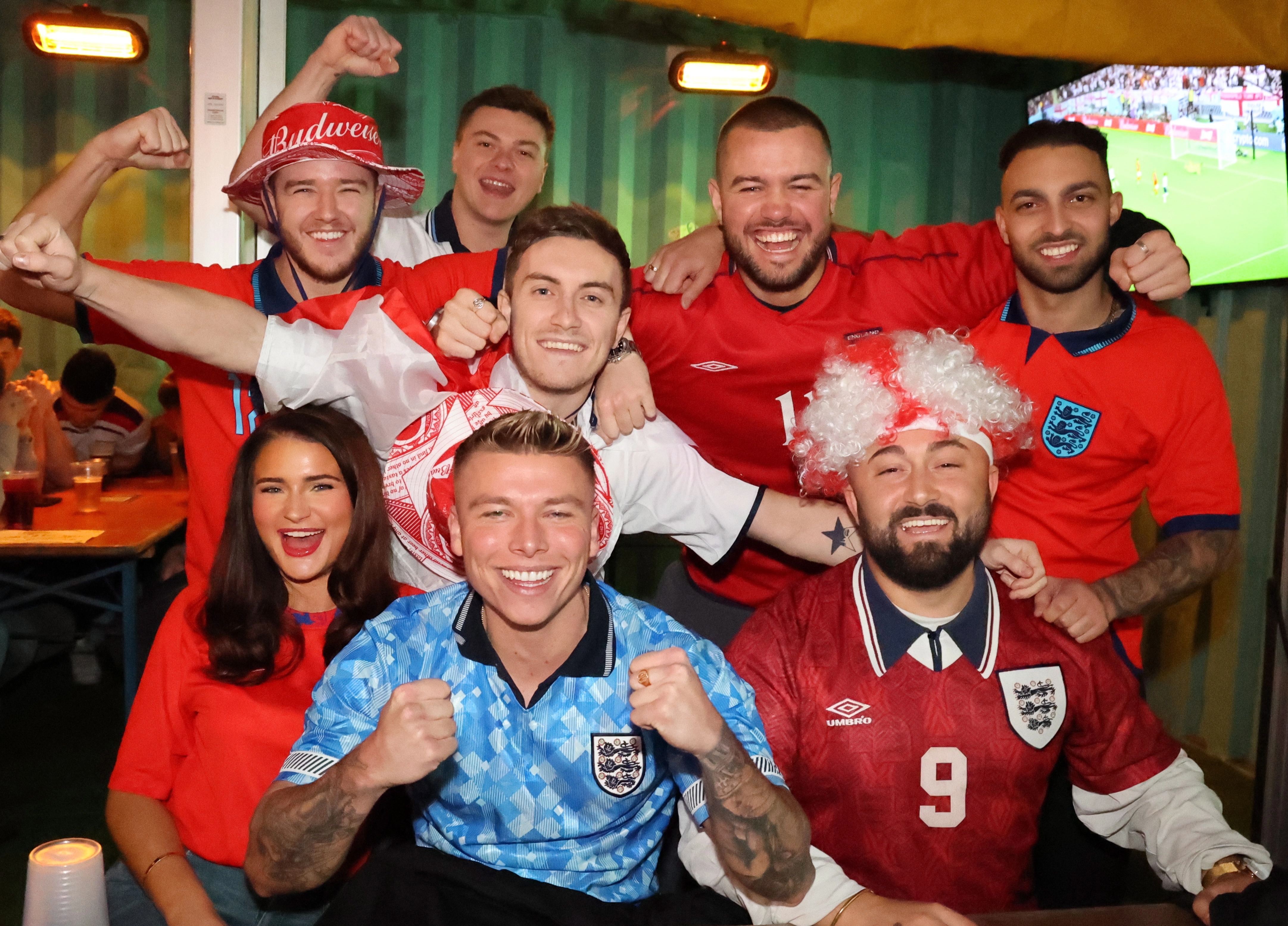 , England fans nurse sore heads after celebrating 3-0 victory against Senegal – as Three Lions head into quarter finals
