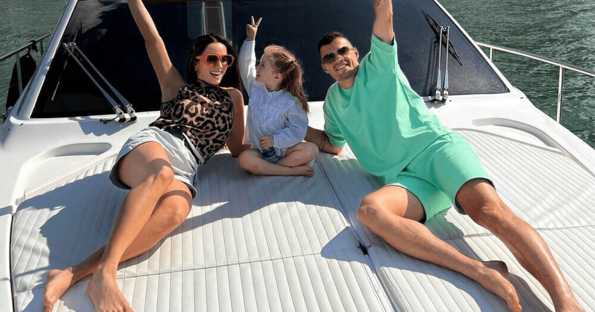 , Arsenal star Granit Xhaka relaxes on yacht with wife and daughter as he relaxes in Dubai after World Cup exit