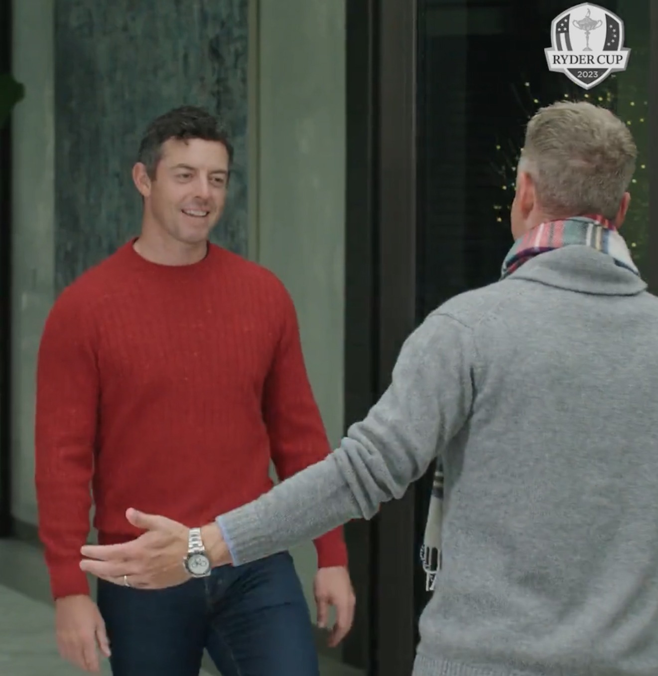 , Watch Rory McIlroy and Luke Donald combine for hilarious Love Actually remake to tease Ryder Cup in 2023