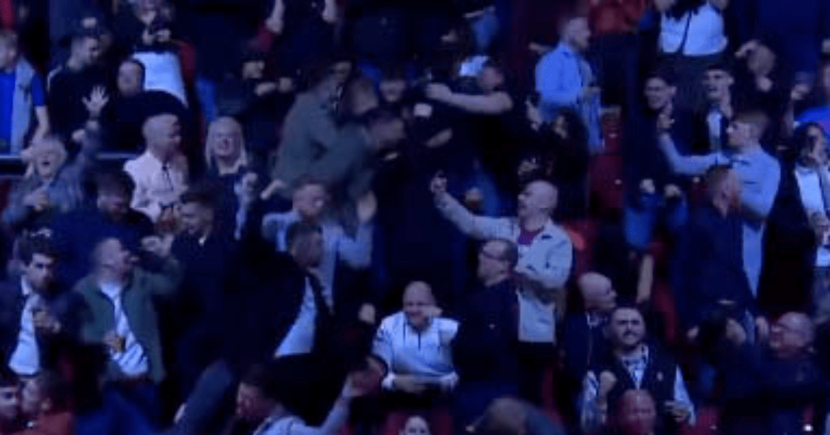 , Watch England fans go wild at Josh Warrington fight as they watch Three Lions score against France in World Cup