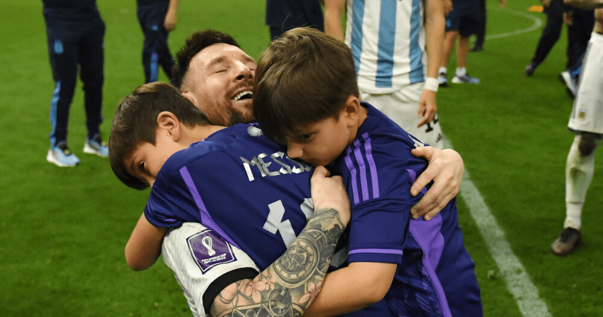 , Lionel Messi raises World Cup for Argentina and tearfully hugs his sons after victory in greatest final since 1966
