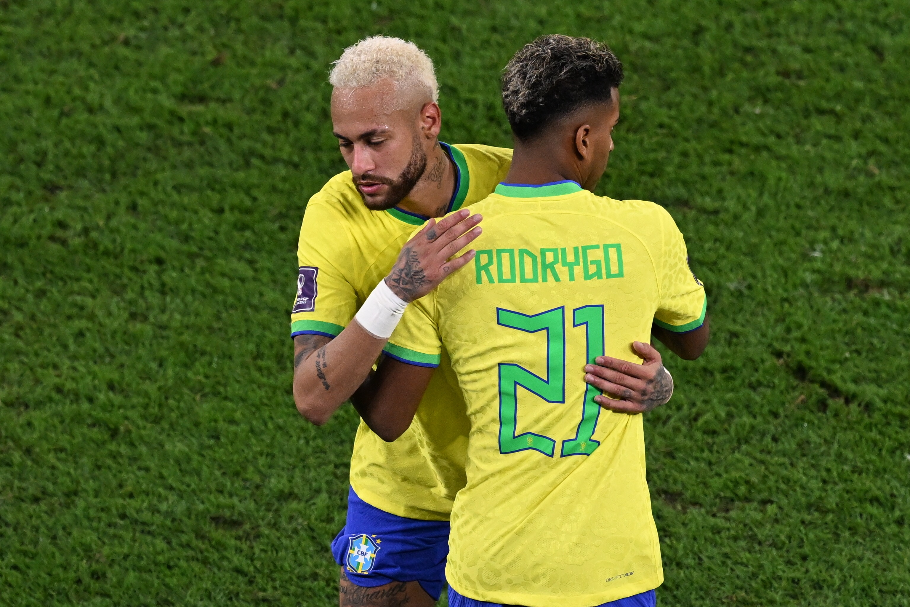 , Brazil World Cup star looks unrecognisable as young hopeful posing with idol Neymar when he was at Santos