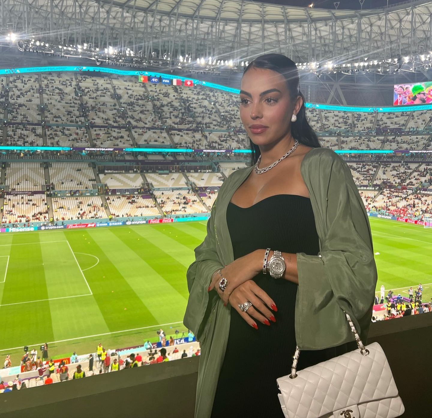 , Cristiano Ronaldo’s girlfriend Georgina Rodriguez wears £1.6m of jewellery as she shows off amazing rings and bracelets
