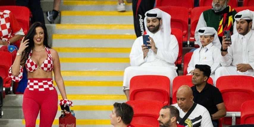 , ‘World Cup’s hottest fan’ hits back at claims locals ‘disapproved’ of her outfits by posting racy new pic