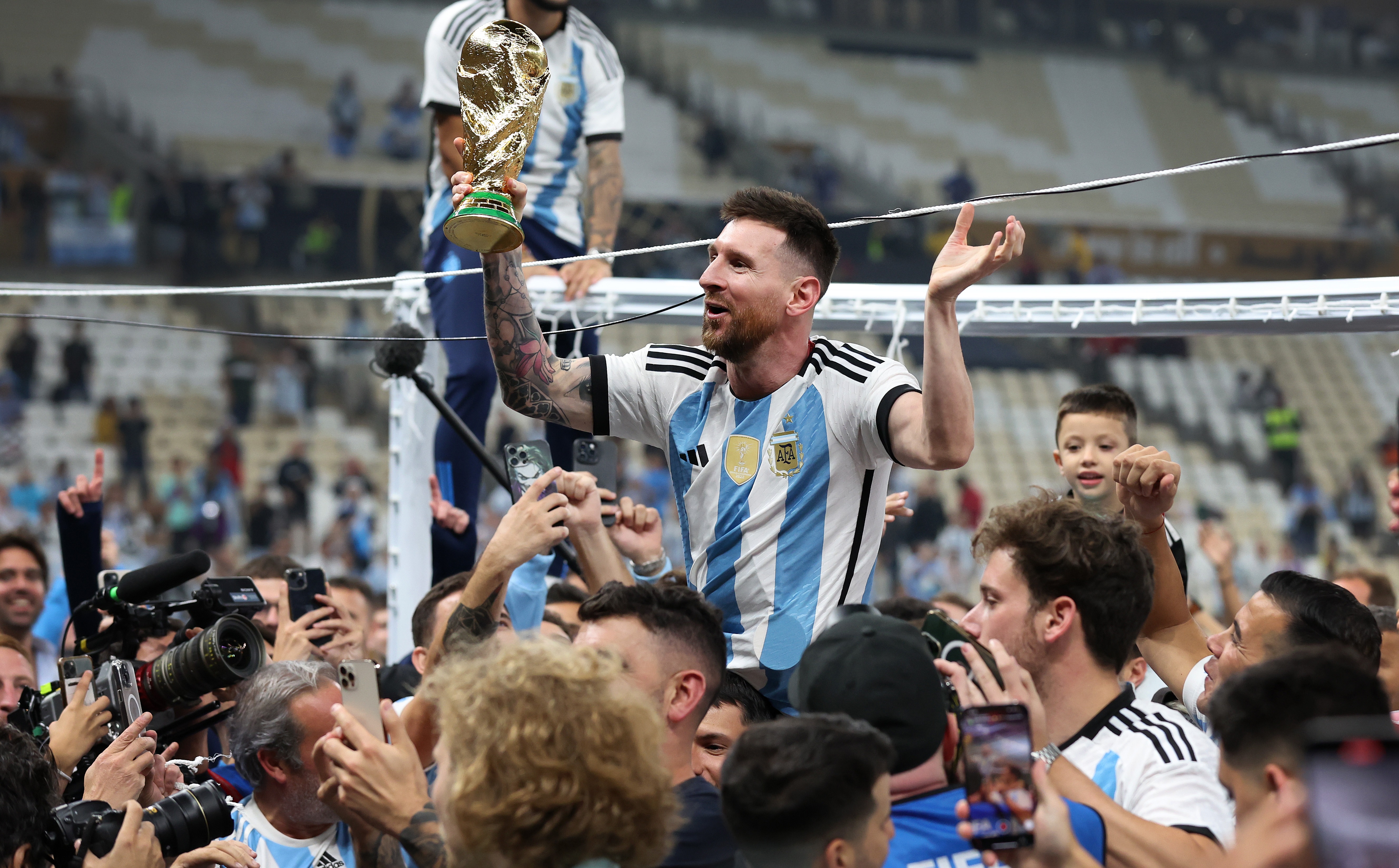 , Lionel Messi looked to sky and begged ‘Come on Diego, give it to him’ before Argentina’s World Cup winning penalty