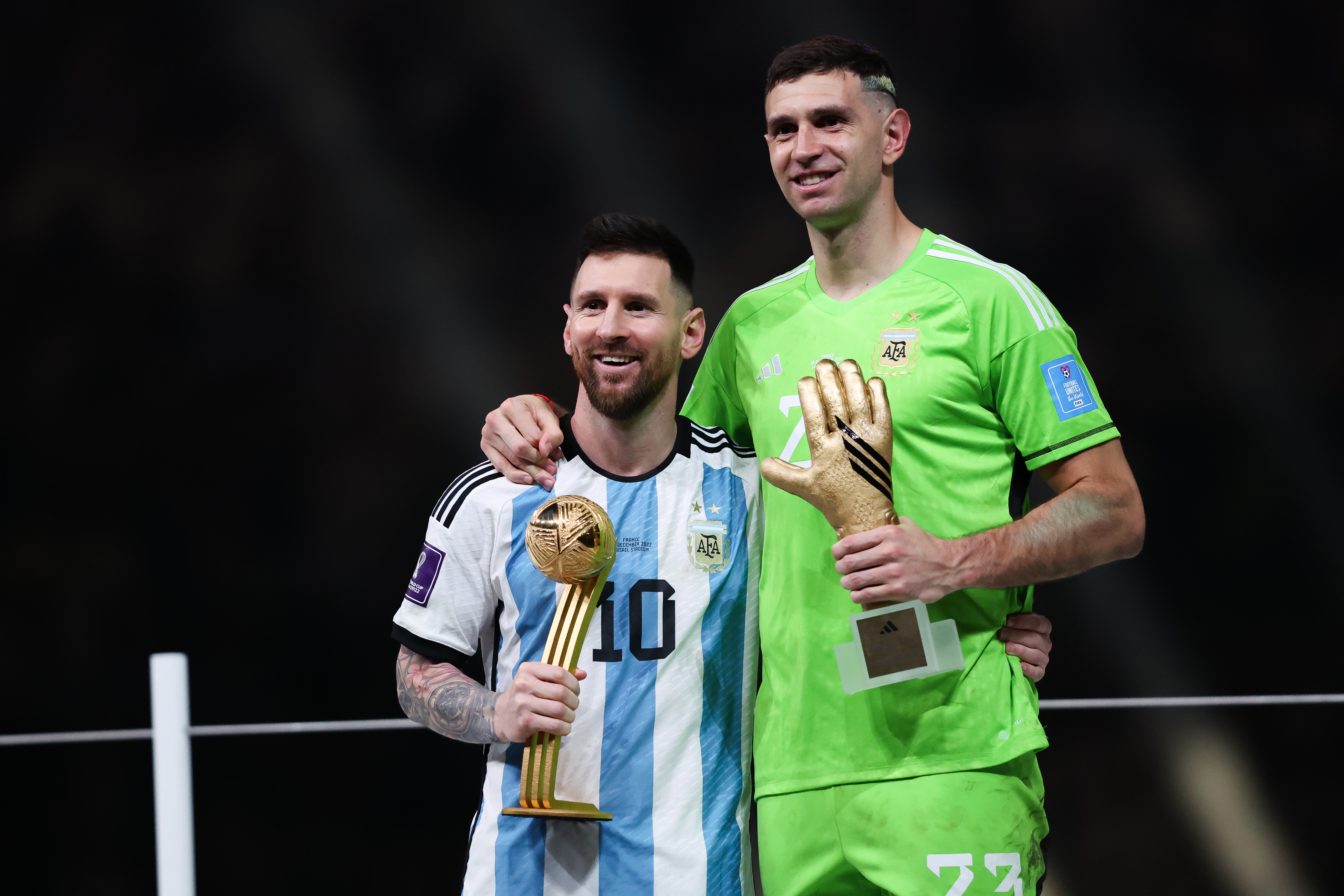 , Watch Argentina goalkeeper Emi Martinez demand a minute’s silence for Mbappe in wild World Cup celebrations