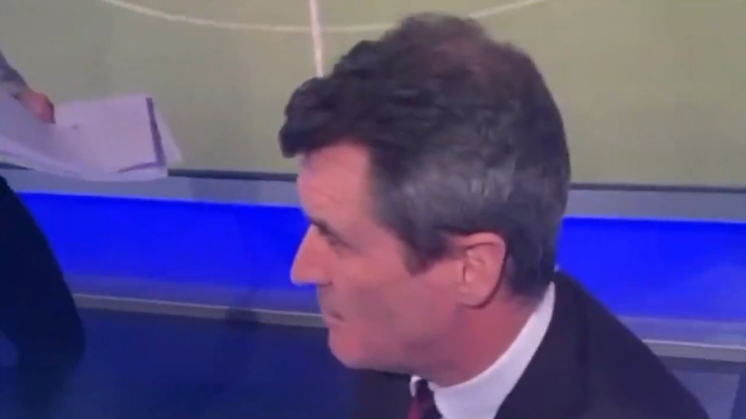 , Watch as bemused Roy Keane is shown hilarious clip of his FIFA character dancing leaving Richards &amp; Souness in stitches