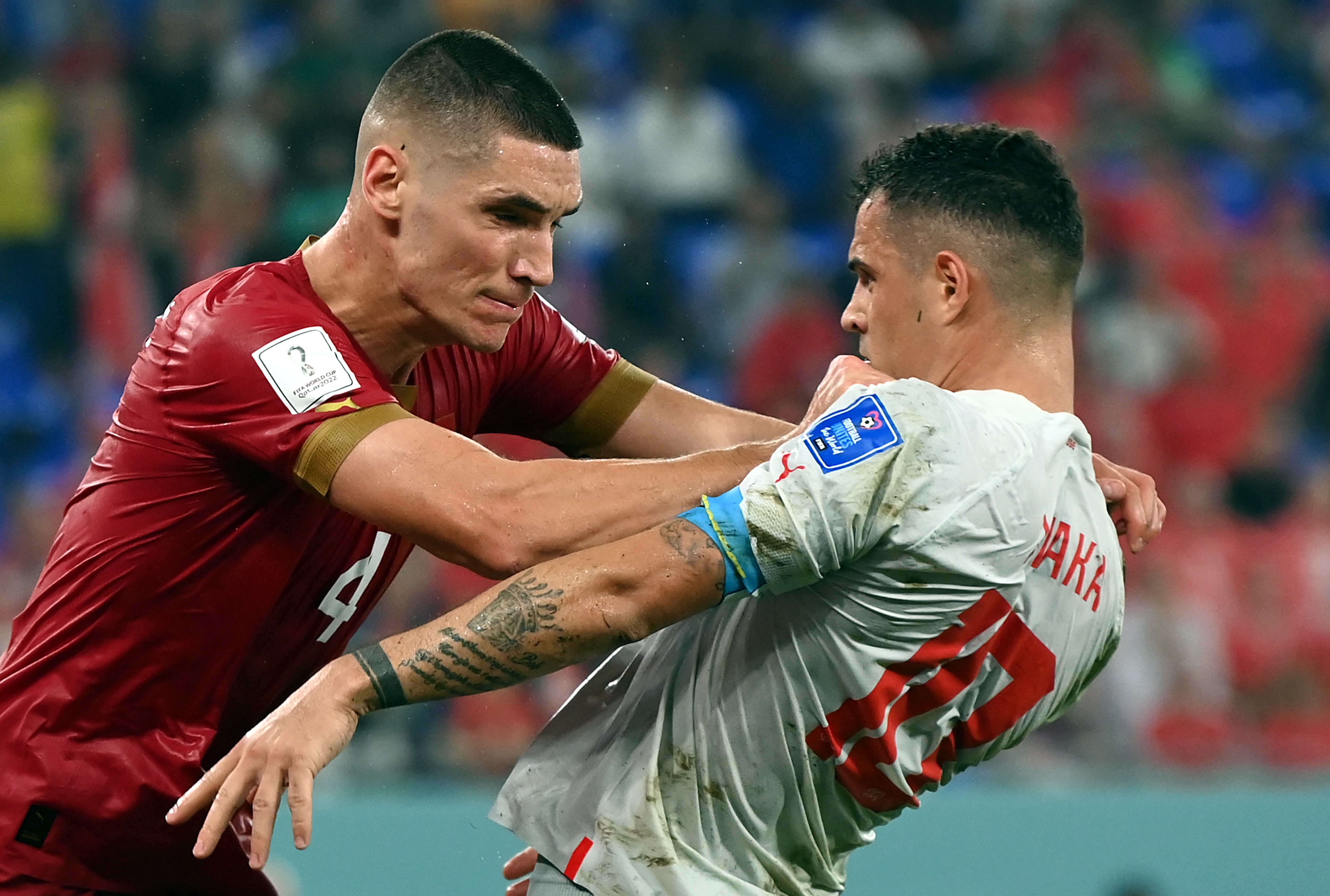 , Fans call Granit Xhaka a ‘master of dark arts’ as they spot moment Arsenal star wound up WHOLE Serbia bench at World Cup