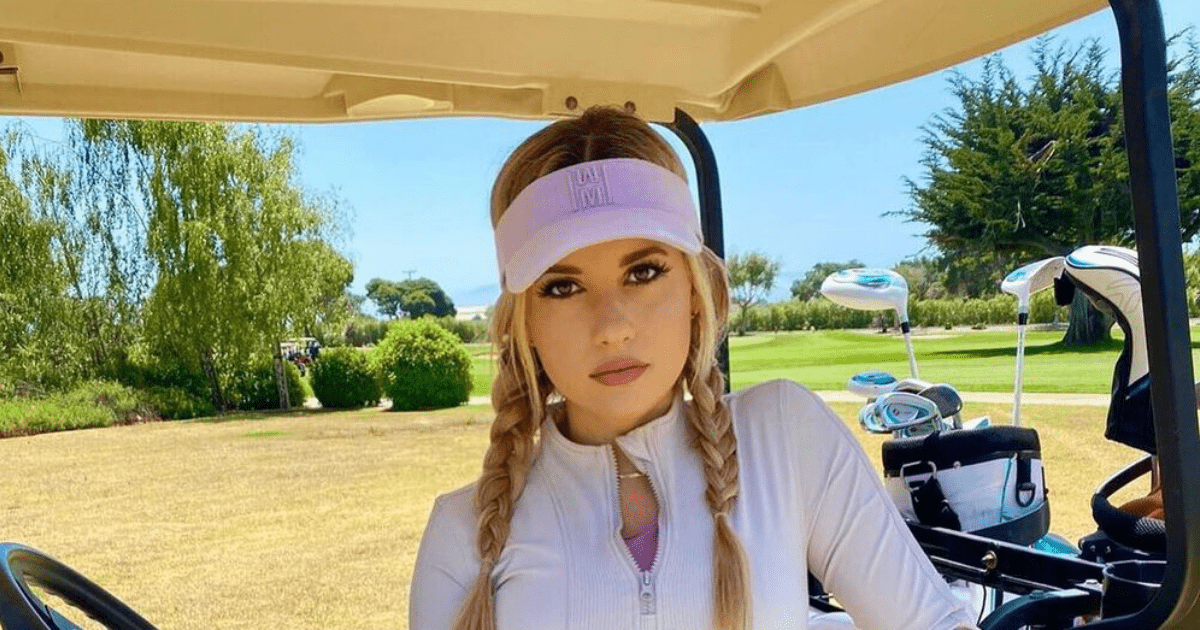 , Golf stunner Lauren Pacheco channels Paige Spiranac in daring low-cut top as she looks forward to a ‘great 2023’