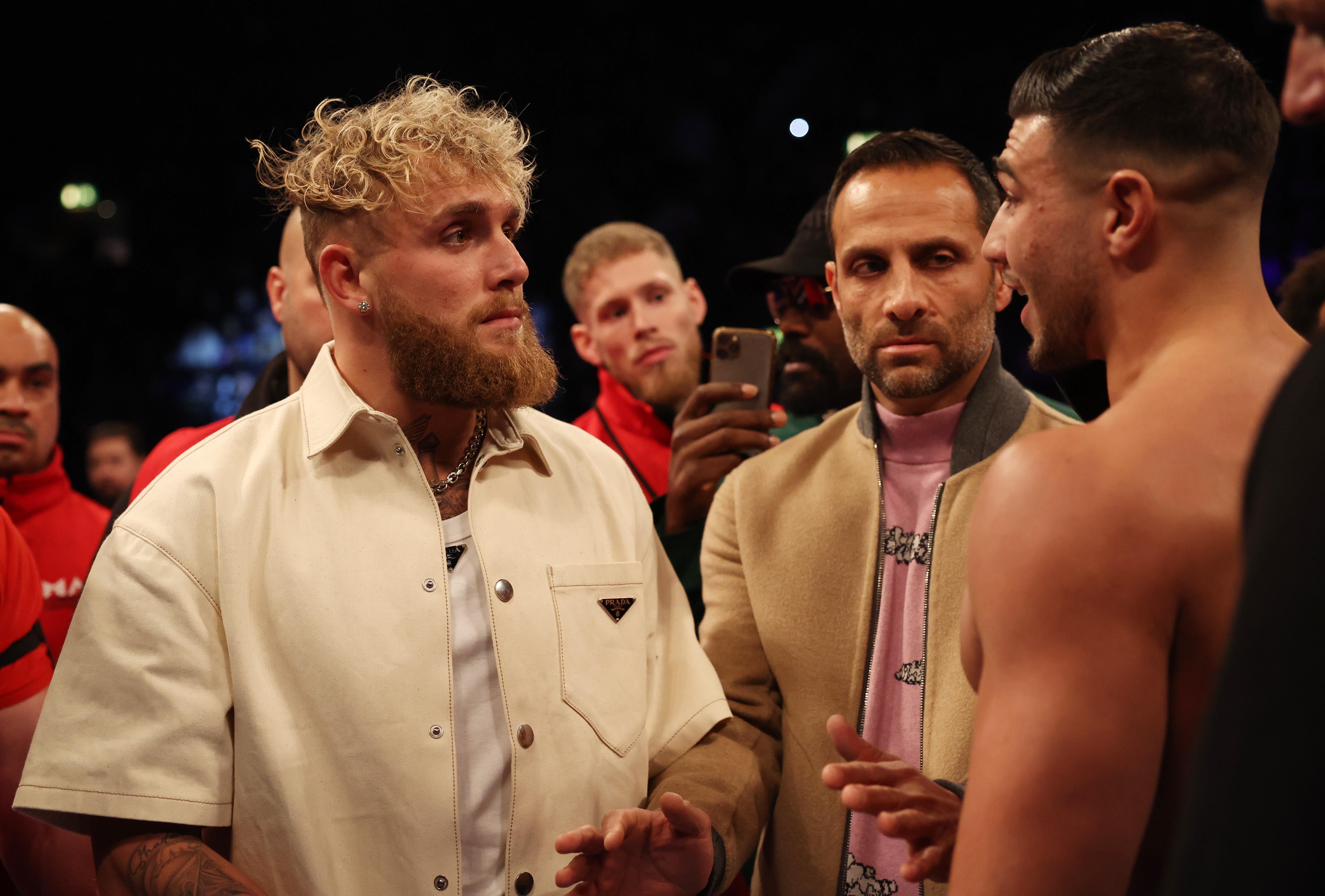 , Fans question Tyson Fury’s loyalty to brother Tommy as video of him hugging Jake Paul emerges