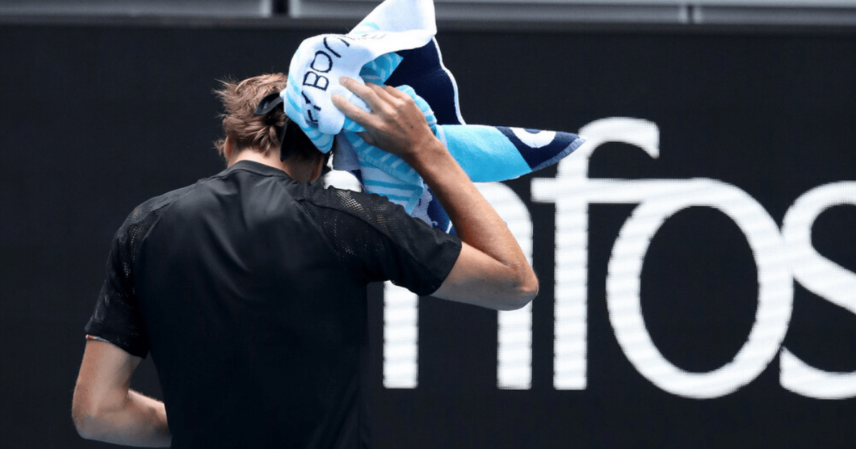 , Watch Alexander Zverev get pooed on by bird during Australian Open as court erupts in laughter