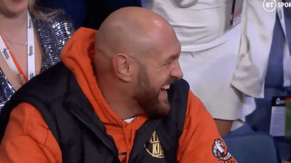 , Jake Paul has Tyson Fury giggling as he warns he’ll have to disown brother Tommy when he’s ‘knocked out by Disney star’