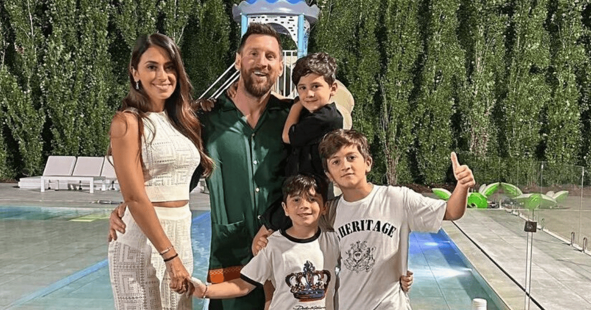 , Lionel Messi and stunning wife Antonella end historic 2022 at World Cup winner’s Rosario mansion with water slide
