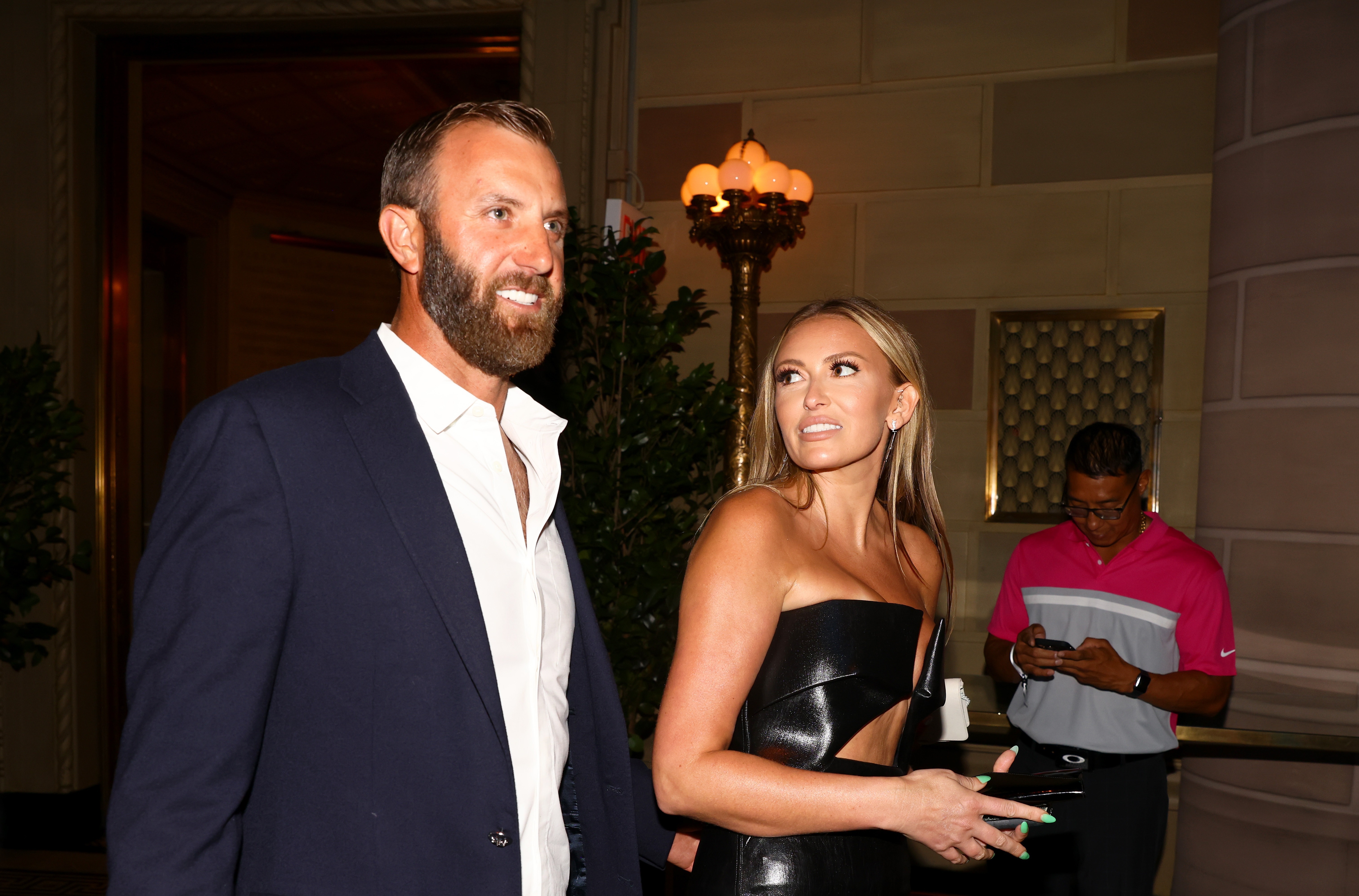 , Paulina Gretzky stuns in see-through dress as Dustin Johnson’s wife brings in the New Year in style