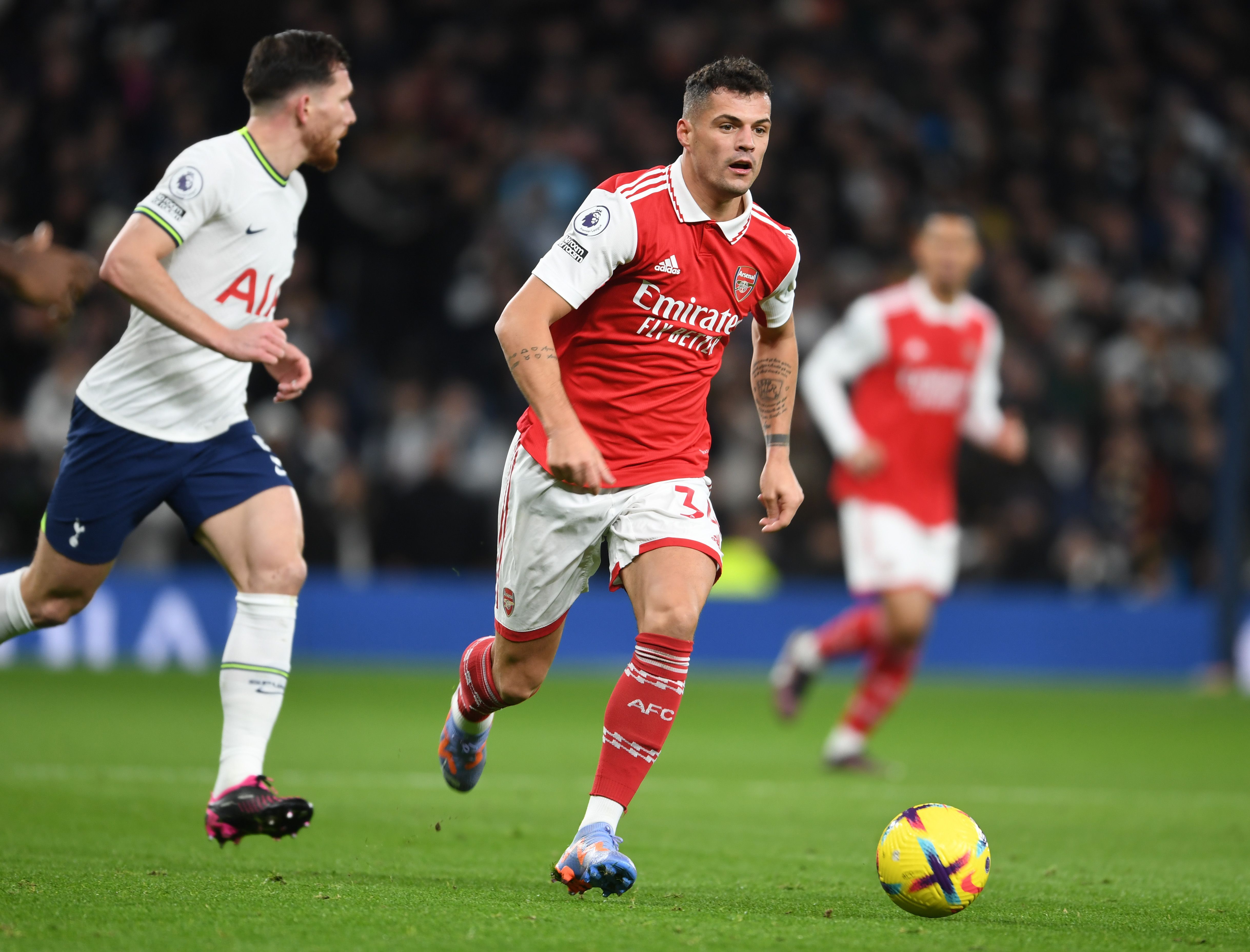 , Fans all saying same thing after Arsenal star Granit Xhaka’s rallying pre-Tottenham team talks emerges before win