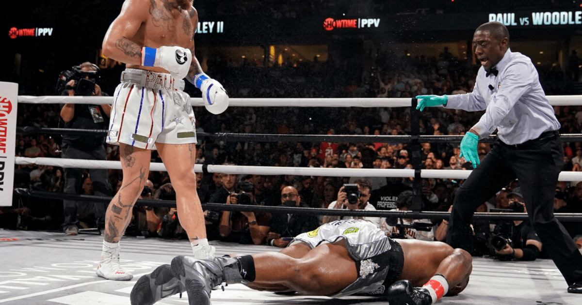 , Jake Paul’s brutal win over UFC star Tyron Woodley meant he beat Tyson Fury to Knockout of the Year in 2021