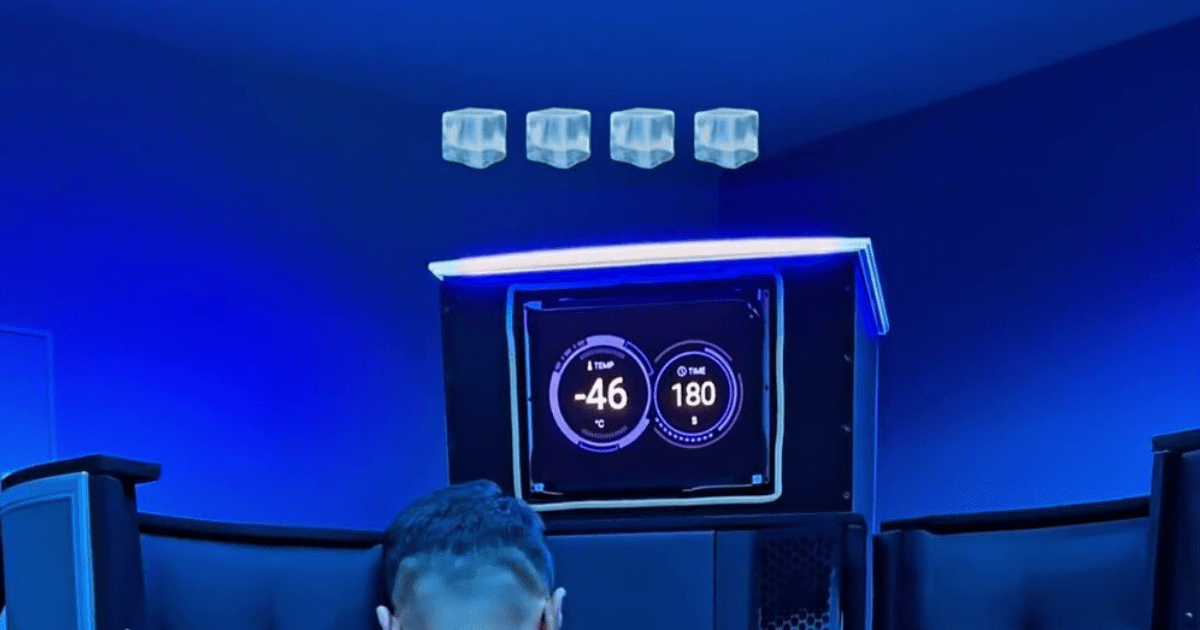 , Tommy Fury recovers in brutal cryotherapy ice chamber as he prepares to fight Jake Paul