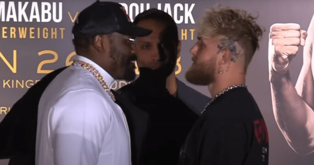 , Jake Paul forced into bizarre face-off with Derek Chisora as Tommy Fury refuses to show up for press conference