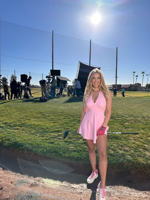 , Paige Spiranac makes X-rated comment as she shares pics of her trying out NFL drills during new job