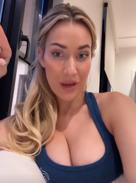 , Stunning golf influencer Paige Spiranac wows in leather miniskirt as she names star who could go on a ‘Tiger-like tear’