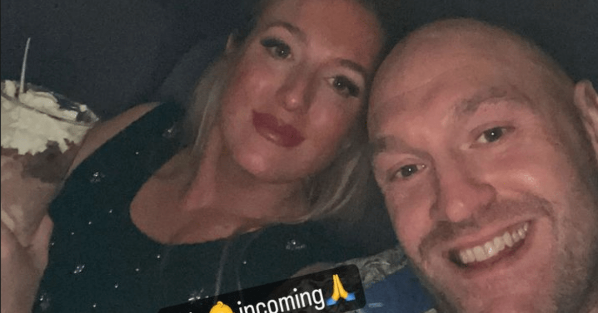 , Tyson Fury appears to announce wife Paris is pregnant with their SEVENTH child after Usyk fight blow