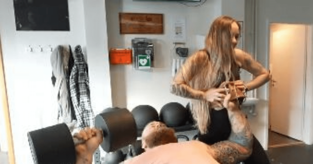 , Watch Game of Thrones star Hafthor Bjornsson use wife as a DUMBBELL in insane display of strength