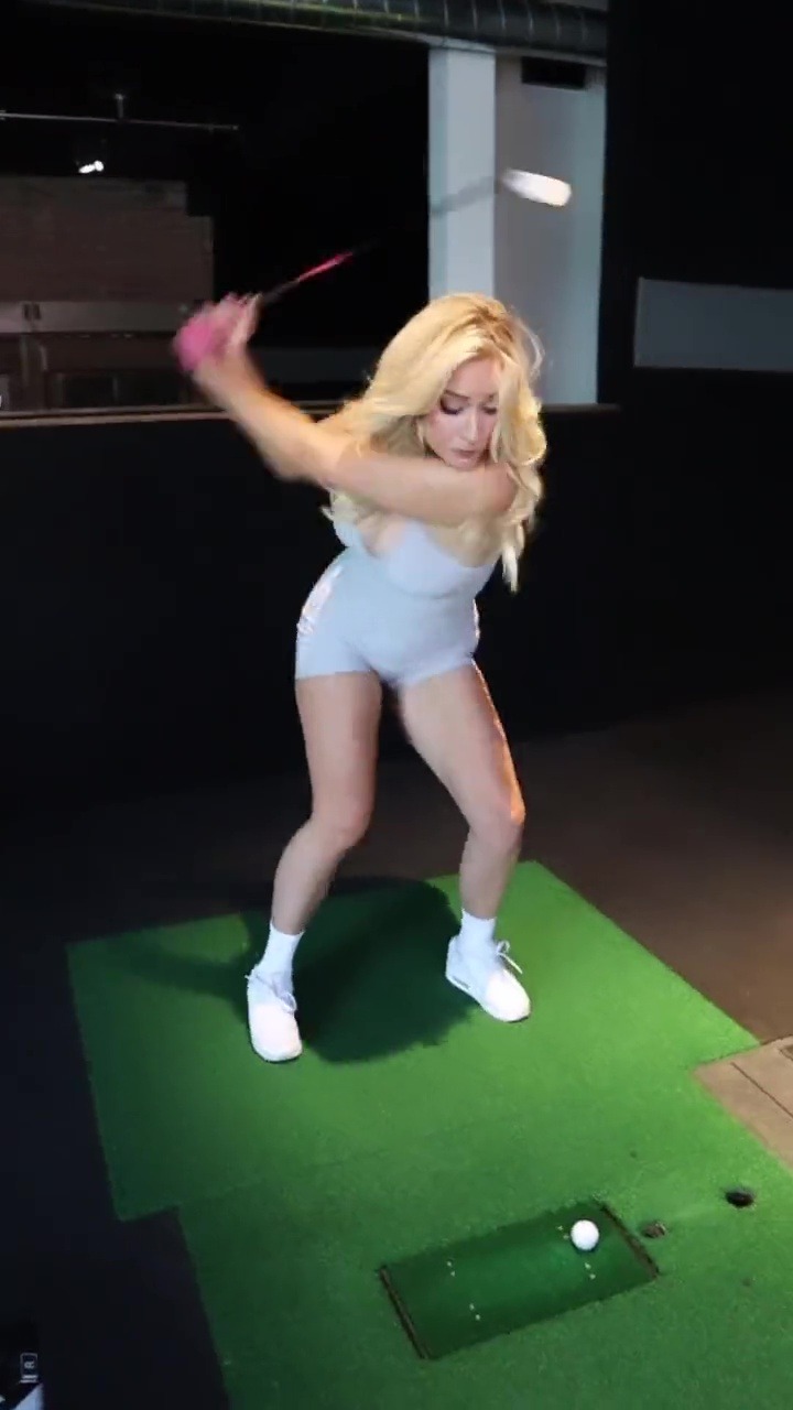 , ‘All I saw were boobies’ – Golf stunner Paige Spiranac gives fans top swing tip… but none of them can pay attention