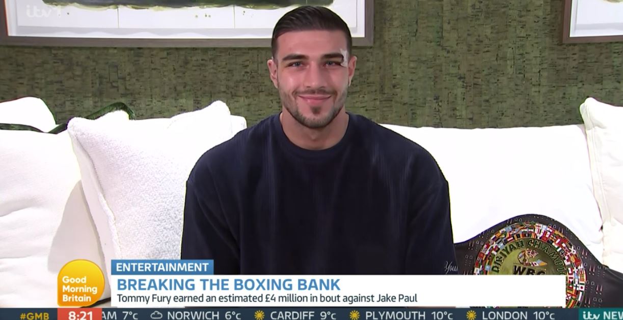 , Tommy Fury confirms he WILL fight Jake Paul again in rematch as he makes first TV appearance since win on GMB