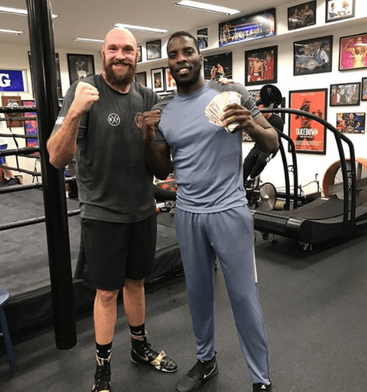 , Tyson Fury urged to fight Oleksandr Usyk in ‘a nice small ring’ as training partner Lawrence Okolie makes prediction