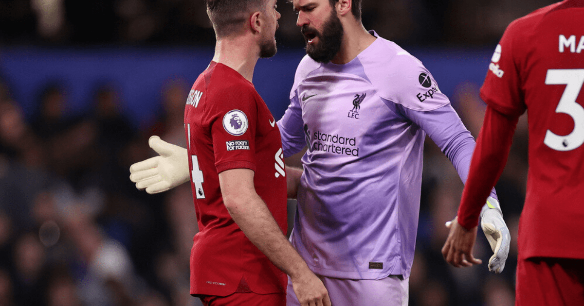 , Watch Henderson shoulder charge Alisson in heated clash during Chelsea draw as Liverpool fans all say the same thing