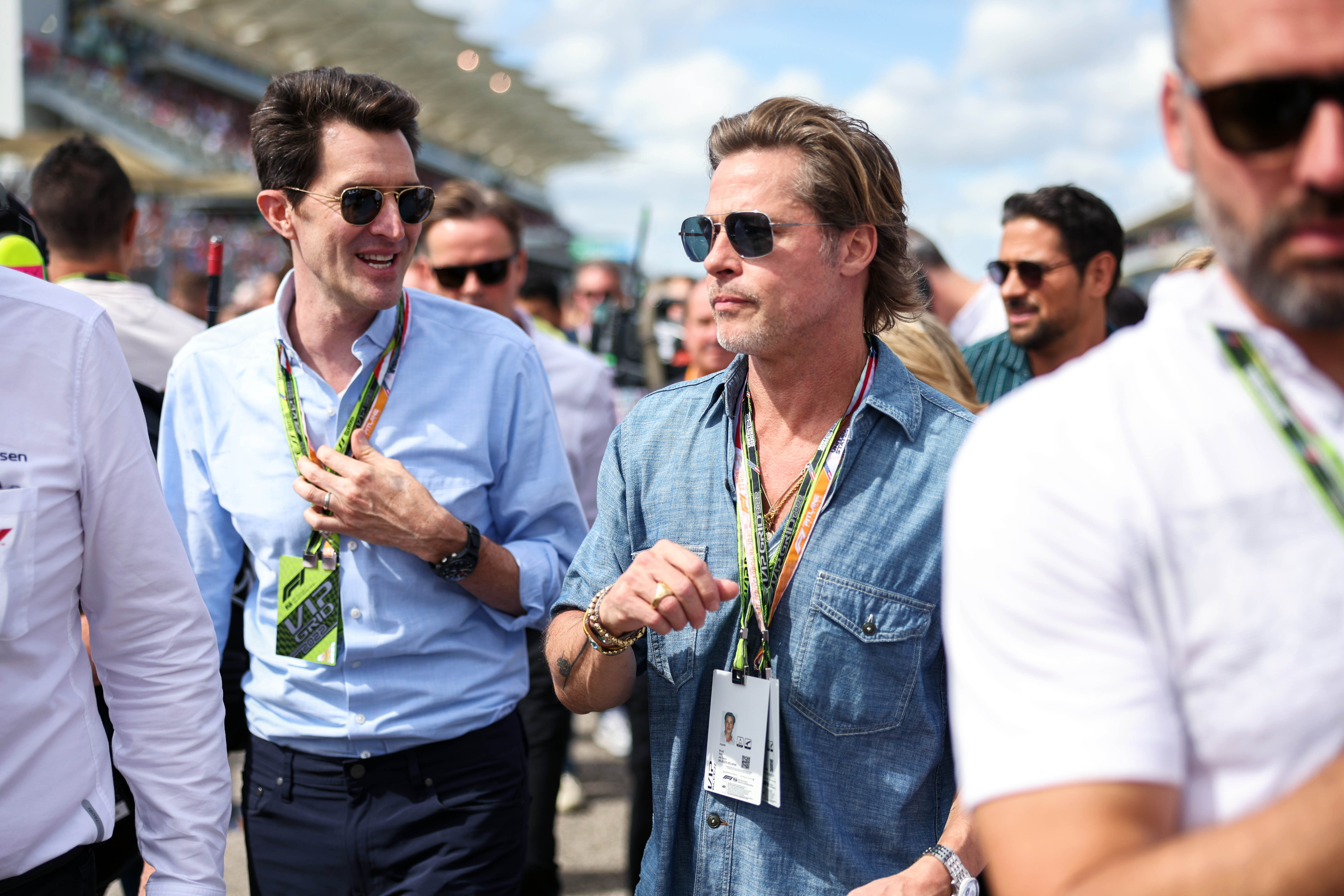 , Brad Pitt set to race F1 star Lewis Hamilton in British Grand Prix as he films latest blockbuster