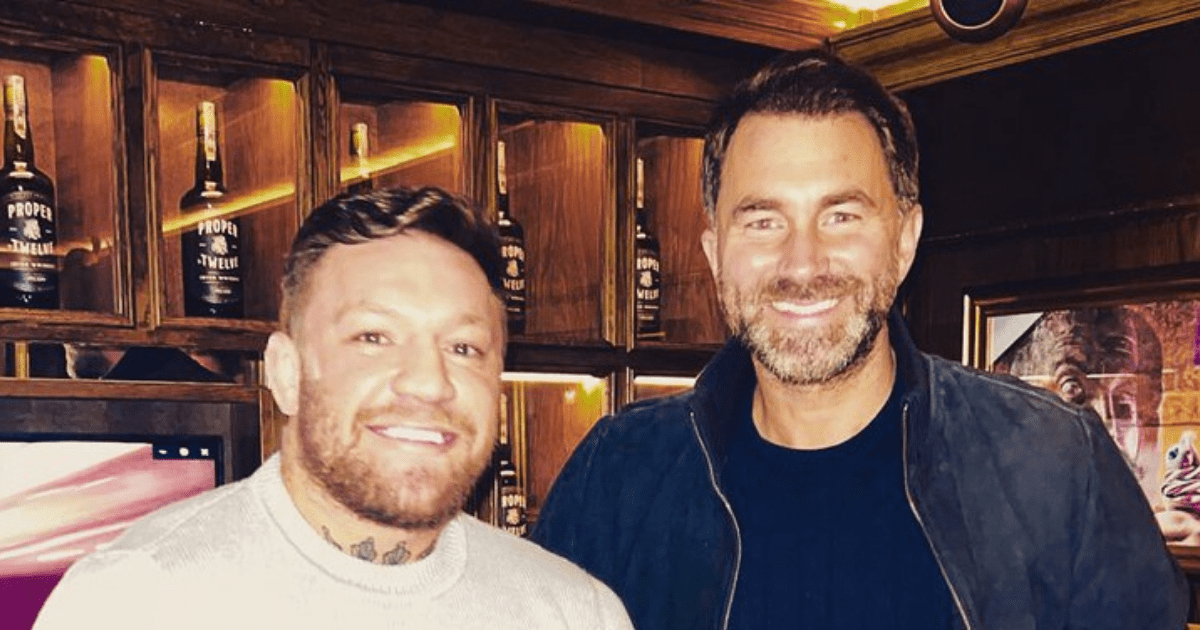, Eddie Hearn reveals all over his secret Conor McGregor talks with UFC legend at Black Forge pub