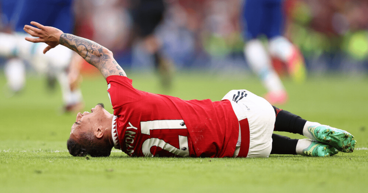 , Man Utd in huge FA Cup final blow as Antony stretchered off in tears 27 minutes into Chelsea clash